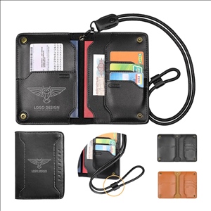Multifunctional Leather Passport Holder Wallet Case